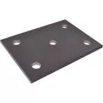 podstawa stalowa słupka surowa formatka (140x100x6 mm, Ø 12,5 mm)