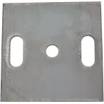 podstawa stalowa słupka formatka surowa (100x100x5 mm, 31x13 mm) - Image 3