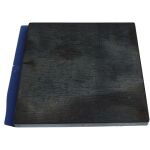 LASER podstawa stalowa słupka formatka surowa (80x80x5 mm, bez otworu )