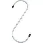 haczyk wieszak hak stalowa z drutu ocynk , Ø4 mm  mocowanie na narzędzia symetryczny H: 160 mm