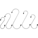 haczyk wieszak hak stalowa z drutu ocynk , Ø4 mm  mocowanie na narzędzia niesymetryczny H: 110 mm - obrazek 3