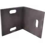 podstawa stalowa kątowa surowa (100x100x5 mm, 31x13 mm) - obrazek 3