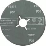 Krążek fibrowy ceramiczny  125x22  granulacja 36 - Image 2