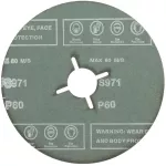 Krążek fibrowy ceramiczny  125x22  granulacja 60 - obrazek 2