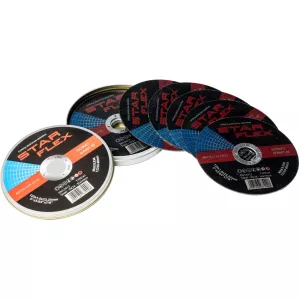 Zestaw tarcz do cięcia stali Star Flex - T41-125-1,0 w opakowaniu